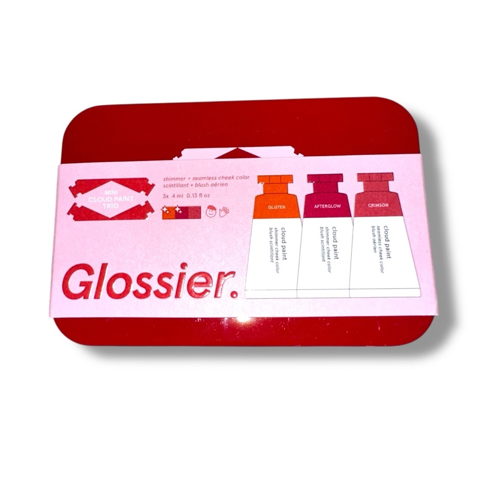 Glossier Mini Cloud Paint Trio in Shimmer Terracotta and Mauve NIB